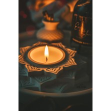 Ersu Store  Oda Kokusu Mum ve Dekorasyon Beyaz Obje Seti