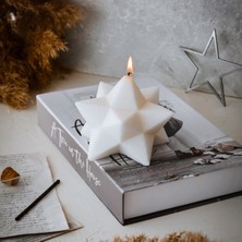 Ersu Store  Yıldız Modeli Kokulu Tasarım Soya Mum