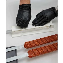 Varbeya Kebap Yapma Seti Kolay Adana - Urfa Kebap Yapma Aparatı - 4 Adet Şiş