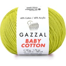 Gazzal Baby Cotton Amigurumi Ipi Örgü Ipi Punch Ipi 50 Gr. 3457