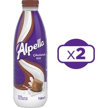 Alpella Alpimilk Çikolatalı Süt 1 Lt 2 Li