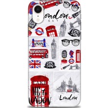 gmotp iPhone Xr Kılıf Hd Baskılı - London Set