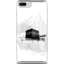 gmotp iPhone 8 Plus Kılıf Hd Baskılı - Kabe-I Münevvere