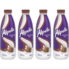 Alpella Alpimilk Çikolatalı Süt 1 Lt 4 Lü