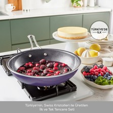 Karaca Swiss Crystal Mastermaid 9 Parça Tencere Seti Crape Purple