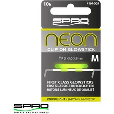 Spro Neon Klipsli Işık Çubuğu Yeşil (Orta) 1/1