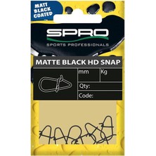 Spro Matte Black Hd #3.5mm Fırdöndü