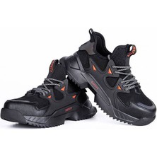 JJEC Çelik Toe Güvenlik Iş Ayakkabıları Kumaş Nefes Alabilir Üst Süper Işık Pu Sole (Yurt Dışından)