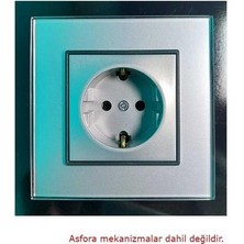 Arvehu Electric Asfora Uyumlu Tekli Çerceve Şampanya