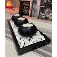 Mor Villa El Yapımı 3'lü Set,Mumluk,Dekoratif Mumluk,Tealight Mumluk,Hediyelik Eşya