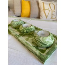 Mor Villa El Yapımı 3'lü Set,Mumluk,Dekoratif Mumluk,Tealight Mumluk,Hediyelik Eşya