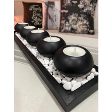 Mor Villa El Yapımı 5'li Set,Mumluk,Dekoratif Mumluk,Tealight Mumluk,Hediyelik Eşya