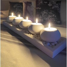 Mor Villa El Yapımı 5'li Set,Mumluk,Dekoratif Mumluk,Tealight Mumluk,Hediyelik Eşya