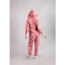 Seamount Kışlık Kapüşonlu Polar Peluş Tulum, Pijama Takımı