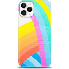 gmotp iPhone 12 Pro Kılıf Hd Baskılı - Renkli Duvar
