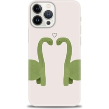 gmotp iPhone 15 Pro Kılıf Hd Baskılı - Dinazor Aşkı