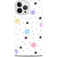 gmotp iPhone 14 Pro Max Kılıf Hd Baskılı - Yıldız ve Daireler