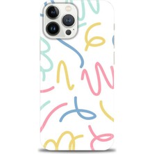 gmotp iPhone 13 Pro Max Kılıf Hd Baskılı - Renkli Çizgiler
