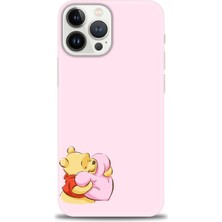 gmotp iPhone 14 Pro Max Kılıf Hd Baskılı - Winnie The Pooh Kalpli