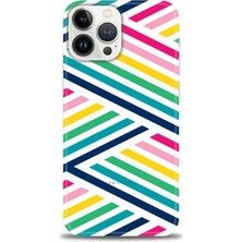 gmotp iPhone 16 Pro Max Kılıf Hd Baskılı - Renkli Çubuklar