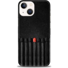 gmotp iPhone 14 Kılıf Hd Baskılı - Kibrit Çöpleri