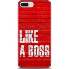 gmotp iPhone 8 Plus Kılıf Hd Baskılı - Like A Boss