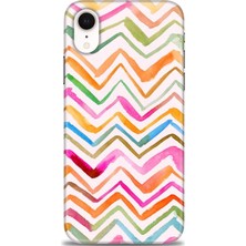 gmotp iPhone Xr Kılıf Hd Baskılı - Zikzak