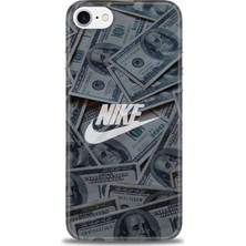 gmotp Apple iPhone Se 2020 Kılıf Hd Baskılı - Nike Dolar