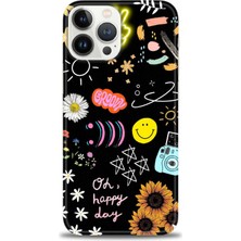 gmotp iPhone 13 Pro Kılıf Hd Baskılı - Happy Day