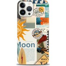 gmotp iPhone 15 Pro Kılıf Hd Baskılı - Moon