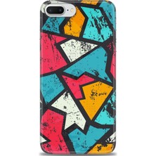 gmotp iPhone 8 Plus Kılıf Hd Baskılı - Grafiti