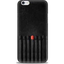 gmotp iPhone 6 Plus Kılıf Hd Baskılı - Kibrit Çöpleri