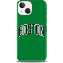gmotp iPhone 13 Kılıf Hd Baskılı - Boston Yeşil