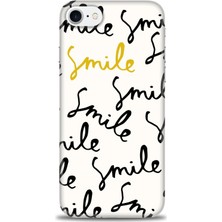 gmotp iPhone 8 Kılıf Hd Baskılı - S Smile