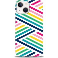 gmotp iPhone 13 Kılıf Hd Baskılı - Renkli Çubuklar