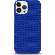 gmotp iPhone 16 Pro Max Kılıf Hd Baskılı - Mavi Örüntü
