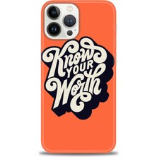 gmotp iPhone 15 Pro Kılıf Hd Baskılı - Know Your Worth