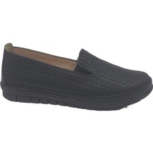 Zerhan 175 Kadın Siyah Günlük Kullanım Comfort Ayakkabı