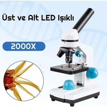 Yenilzd 2000X Zoom Biyolojik Hd Dijital 2 Mp Monoküler Mikroskop Kiti