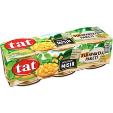 Tat Sütlü Tane Mısır 3 Lü Avantaj Paket 3x 210GR