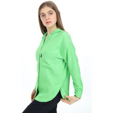 Angelos Girls Kız Çocuk Kapüşonlu Gömlekli Takım 8-14 Yaş LX309