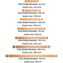 Artı Woods Dolap Kulpu, 10 Adet - 64 mm (6,4 Cm) - Doğal Ahşap Kulp, Cekmece Kulpu, Mutfak Dolap Kulplari