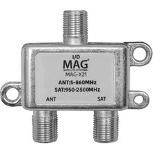 Mag Tv Sat 950-2500MHZ Combiner 4K Ultra Hd Splitter MAG-X21 Uydu Karasal Anten Kamera