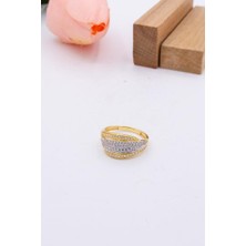 Latif Kuyumcu 14 Ayar Altın Yüzük Taşlı Kadın Yüzük LKYZK1415