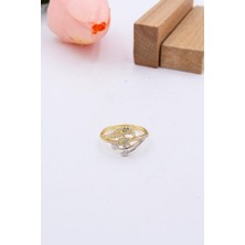 Latif Kuyumcu 14 Ayar Altın Yüzük Taşlı Kadın Yüzük LKYZK1407