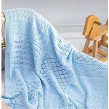 Anka Baby %100 Organik Bebek Çocuk Battaniyesi Çift Taraflı 80*80