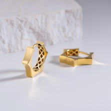 goldkupe 14 Ayar İtalyan Yıldız Altın Küpe 4,20 gr