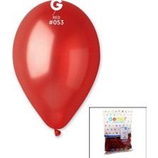 Dorasan GM-110-53 Metalik - Kırmızı Balon 11'' - 28CM - 100 Parça