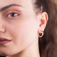 goldkupe 14 Ayar İtalyan Yuvarlak Altın Küpe 3,50 gr