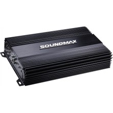 Soundmax SX-2850.4 2024 Yeni Seri 4 Kanal Oto Amfi 4ohm 4X60RMS-2OHM 4X90RMS